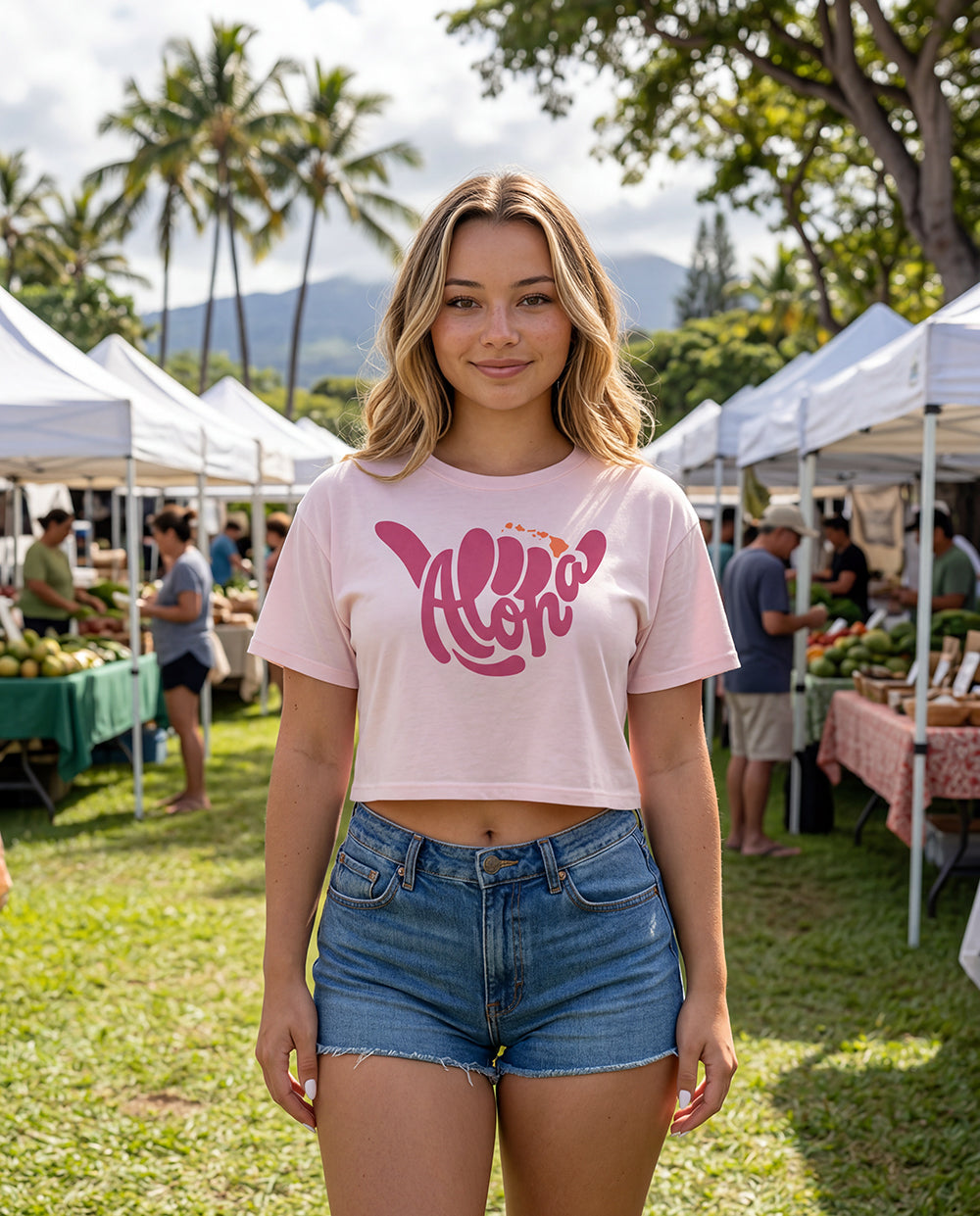 Women’s Aloha Crop Top
