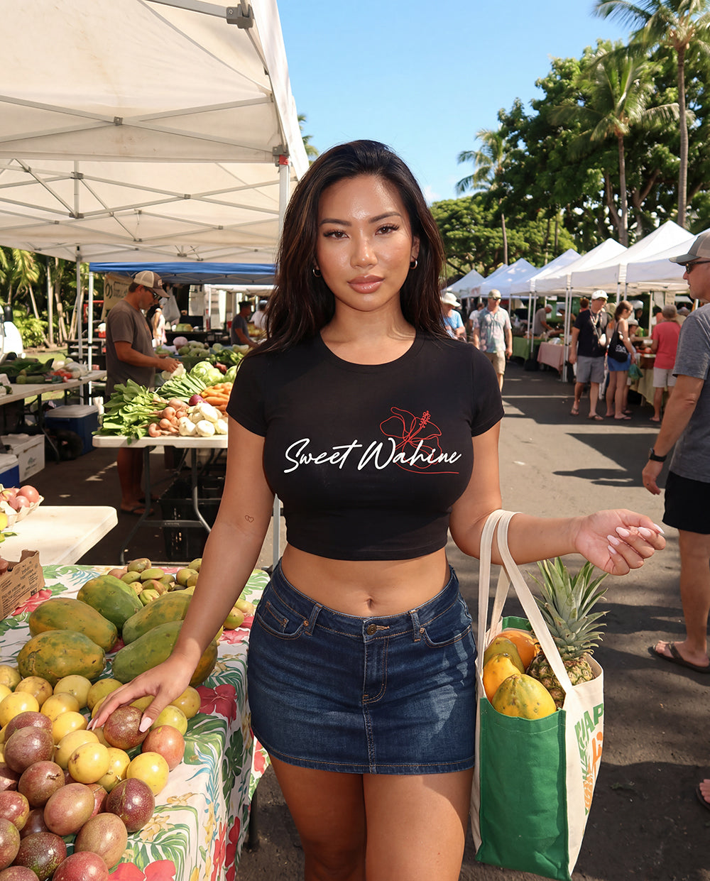 Women’s Sweet Wahine Crop Top